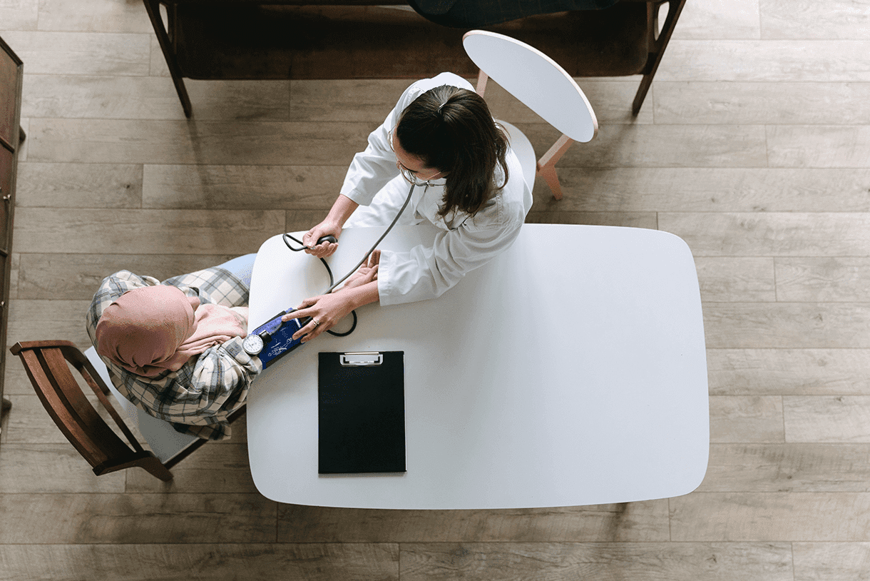 Patient blood sample device